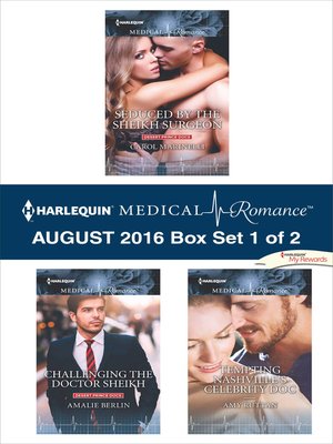 cover image of Harlequin Medical Romance August 2016--Box Set 1 of 2